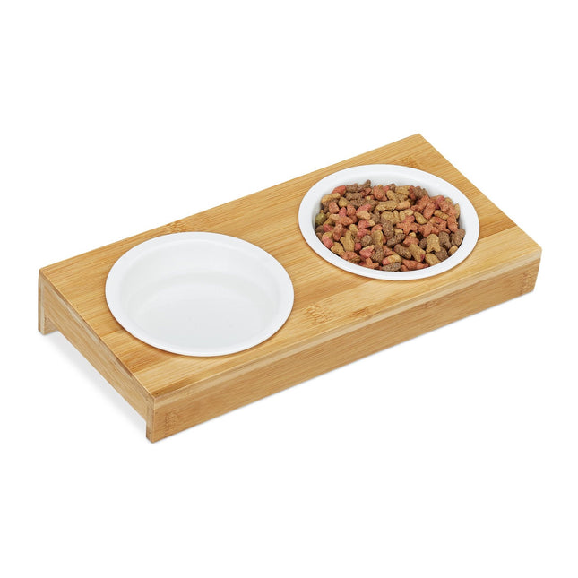 TASSORA - Feeding Station with Ceramic Bowls