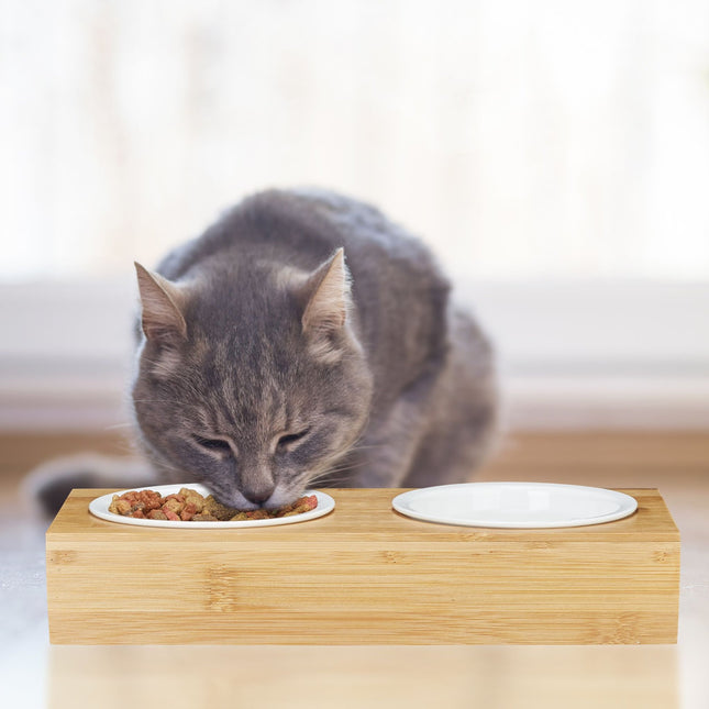 TASSORA - Feeding Station with Ceramic Bowls