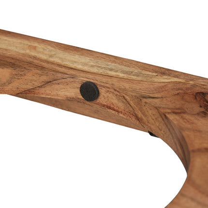 TASSORA - Raised XL dog bowl made from acacia wood