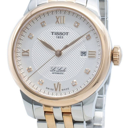 Tissot Le Locle T006.207.22.036.00 T0062072203600 Diamond Accents Automatisk Damklocka