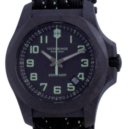 Victorinox I.N.O.X. Carbon Black Textile Diver's Quartz 241859 200M Herrklocka