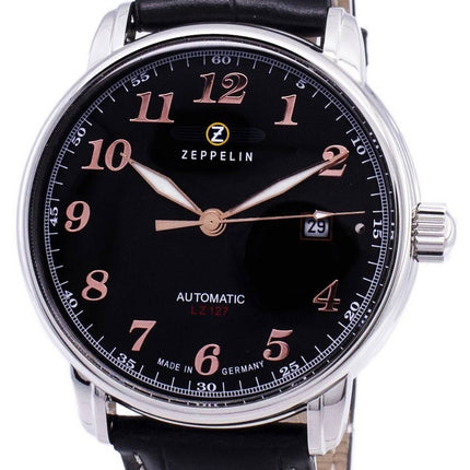 Zeppelin Series LZ127 Graf Automatic Germany Made 7656-2 76562 Herrklocka
