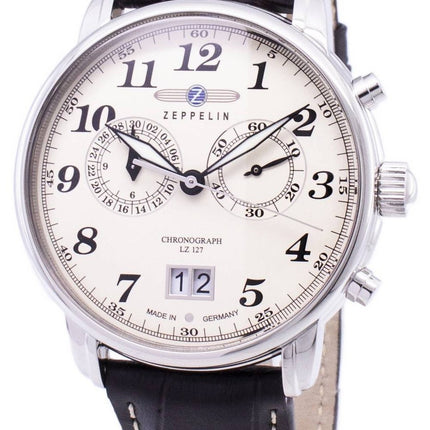 Zeppelin Series LZ127 Graf Germany Made 7684-5 76845 Herrklocka